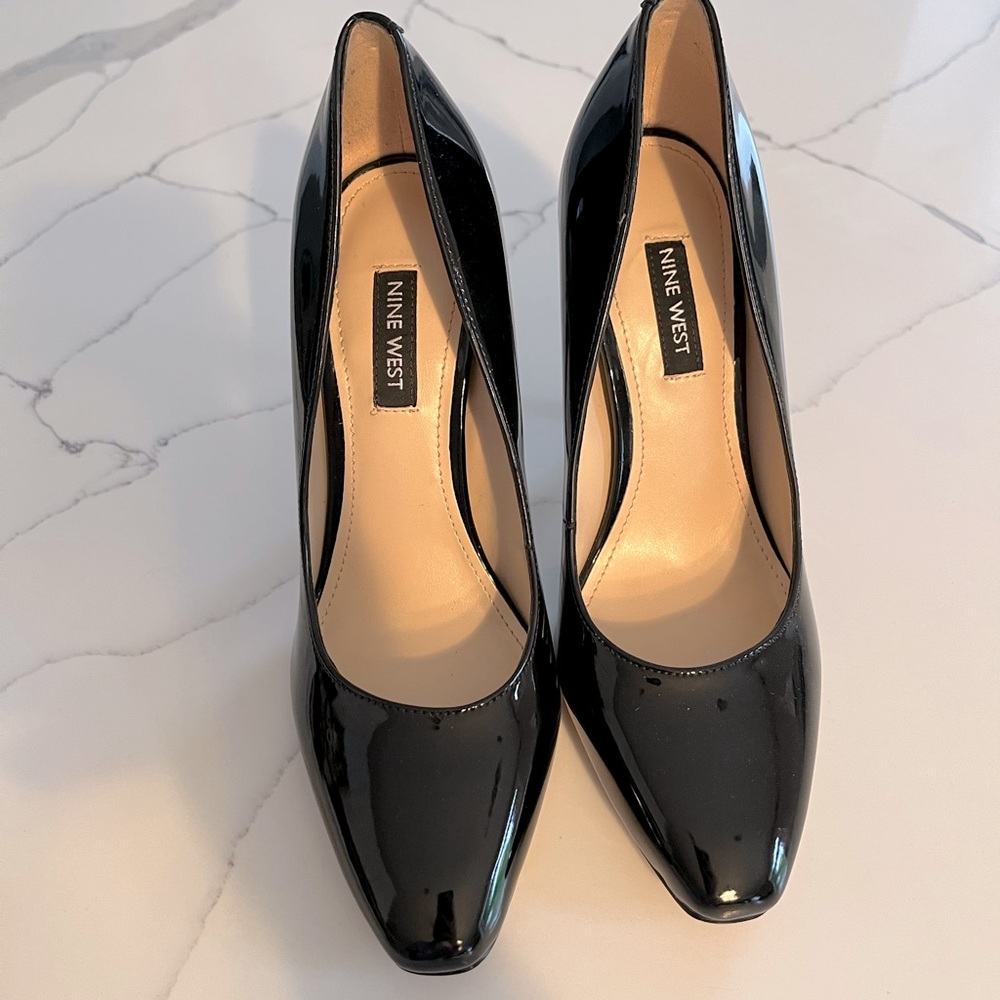 Nine West black 4inch heels.